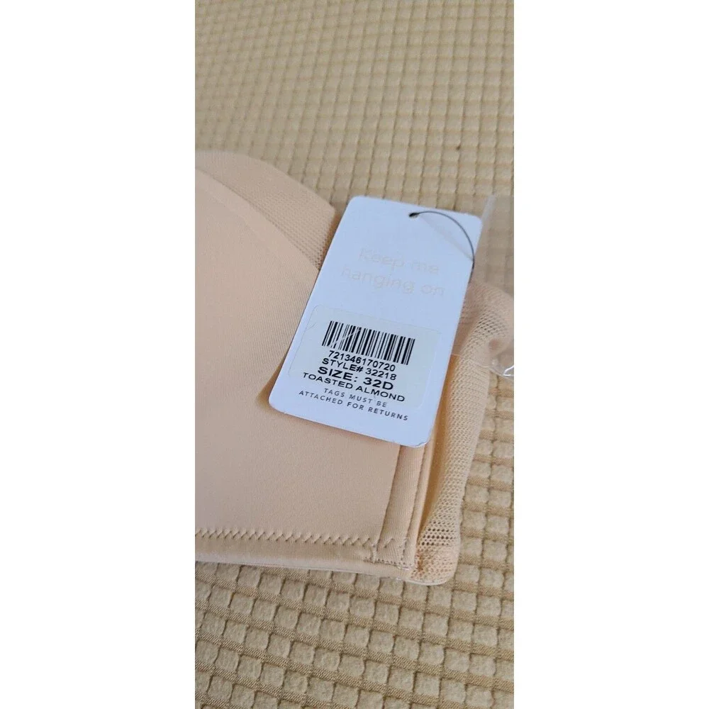NWT Lively wireless bra 32D full coverage multiway straps strapless style 32218